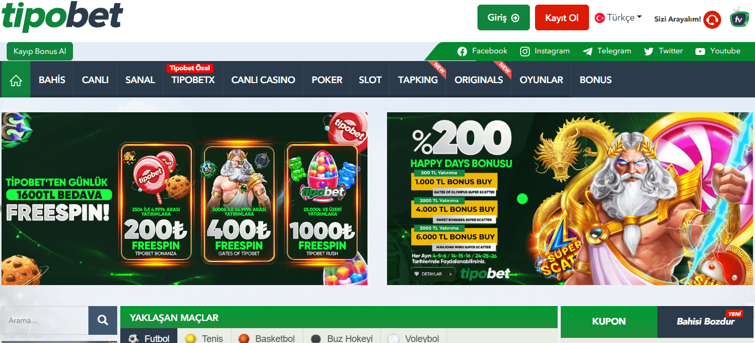 Tipobet Giriş Yöntemleri